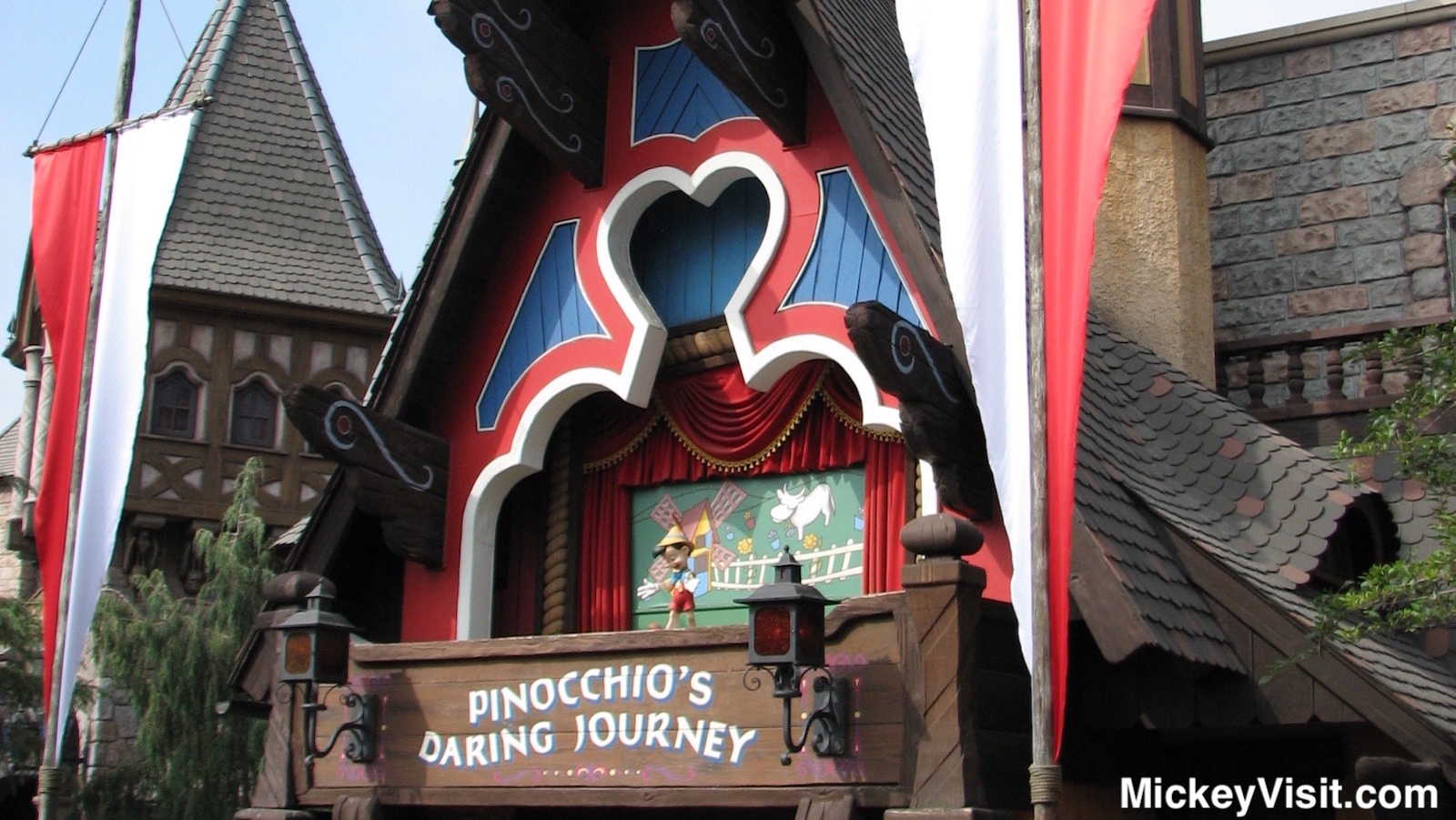 scariest Disneyland rides Pinocchio's Daring Adventure