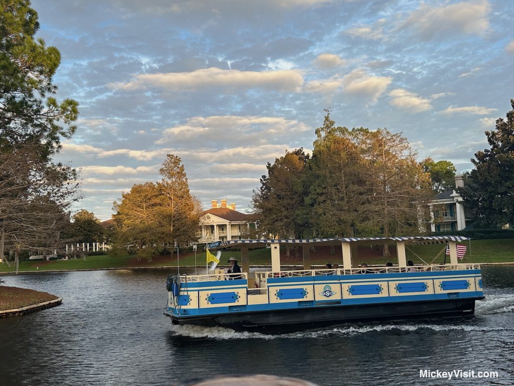 water taxi at disney world