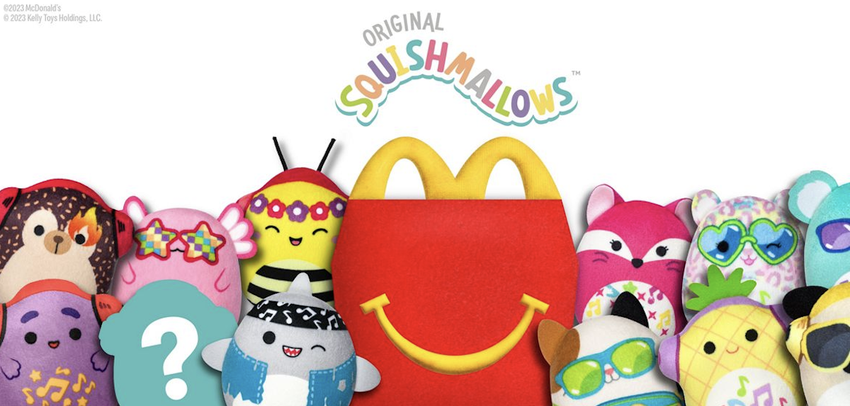 Squishmallows Happy Meal toys