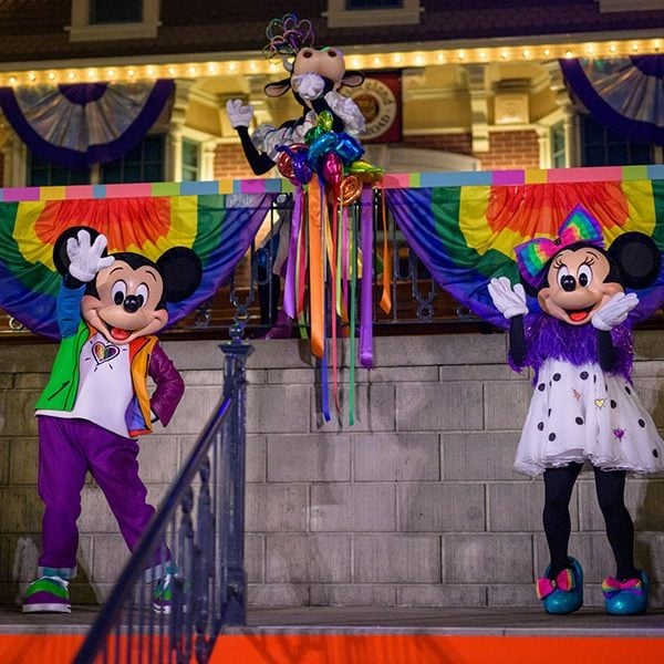 Mickey and Minnie Mouse