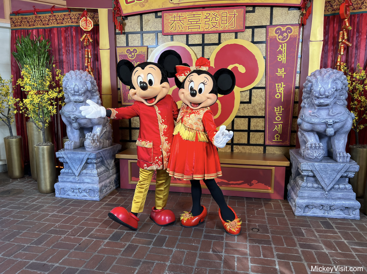 Disneyland Lunar New Year Mickey and Minnie