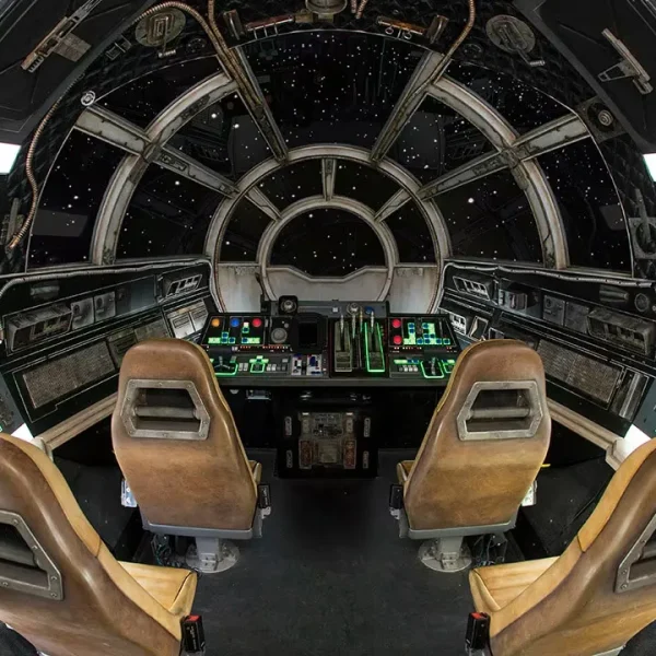 Star Wars Rides Disneyland Millennium Falcon Cockpit