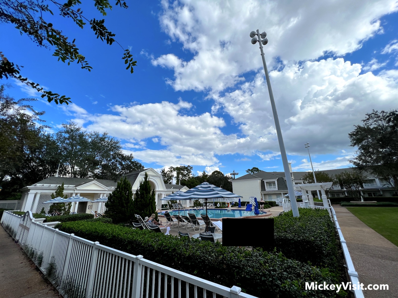 disney boardwalk pool area