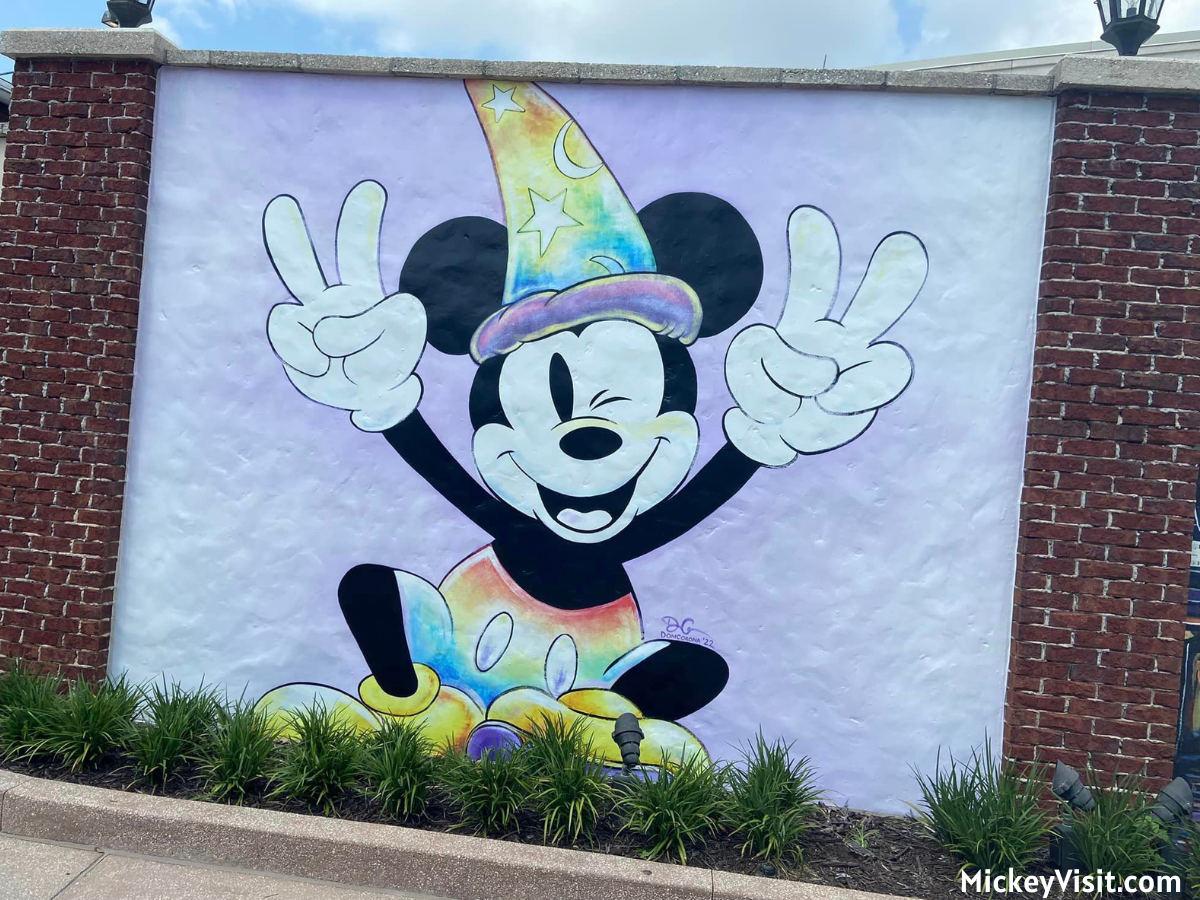 mural of mickey mouse