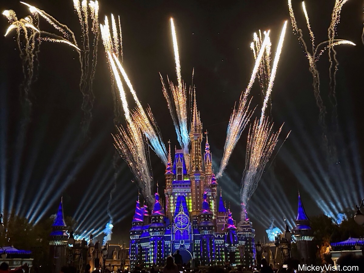 Fireworks in front of Castle