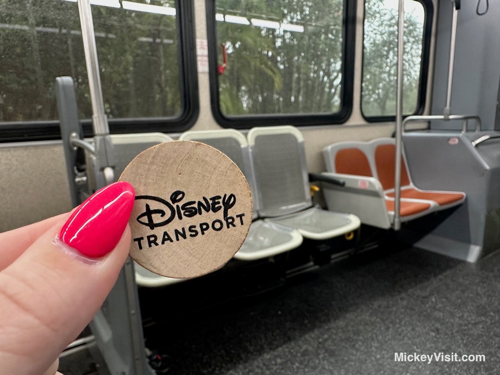 disney world bus token