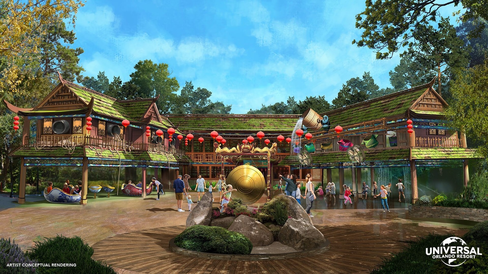DreamWorks Land Kung Fu Panda area