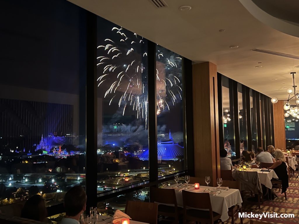 california grill looking at fireworks