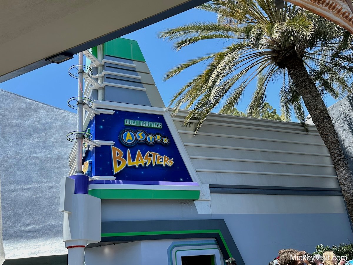Buzz Lightyear Astro Blasters sign