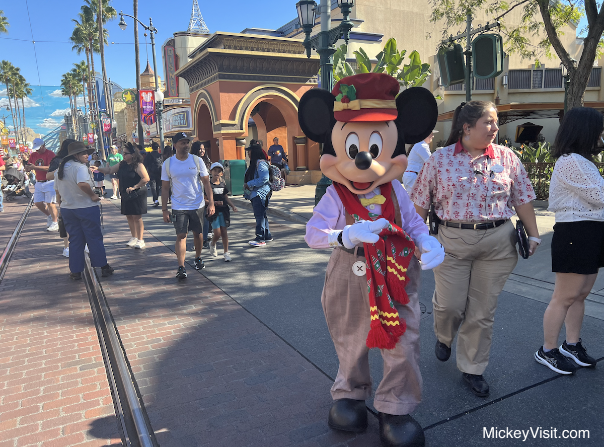 Mickey California Adventure Christmas outfit