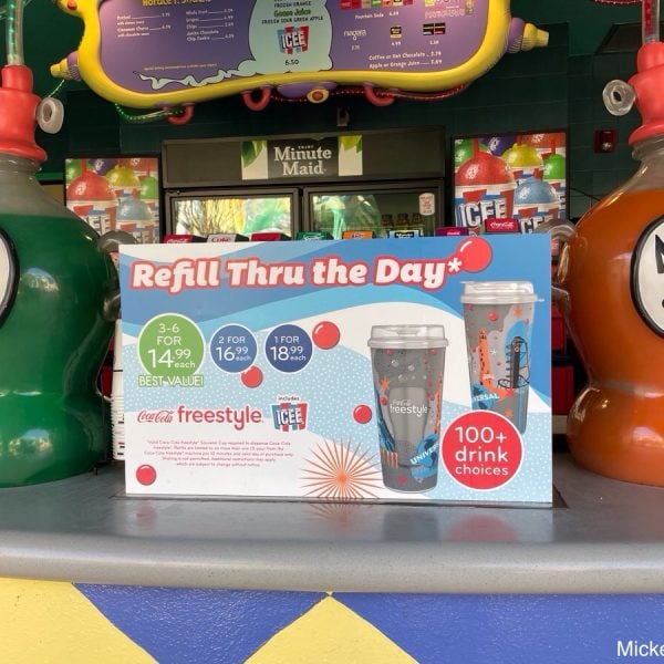 Coke Freestyle Cup Price Sign