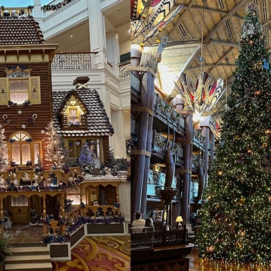 Disney World Christmas Resort Lobbies