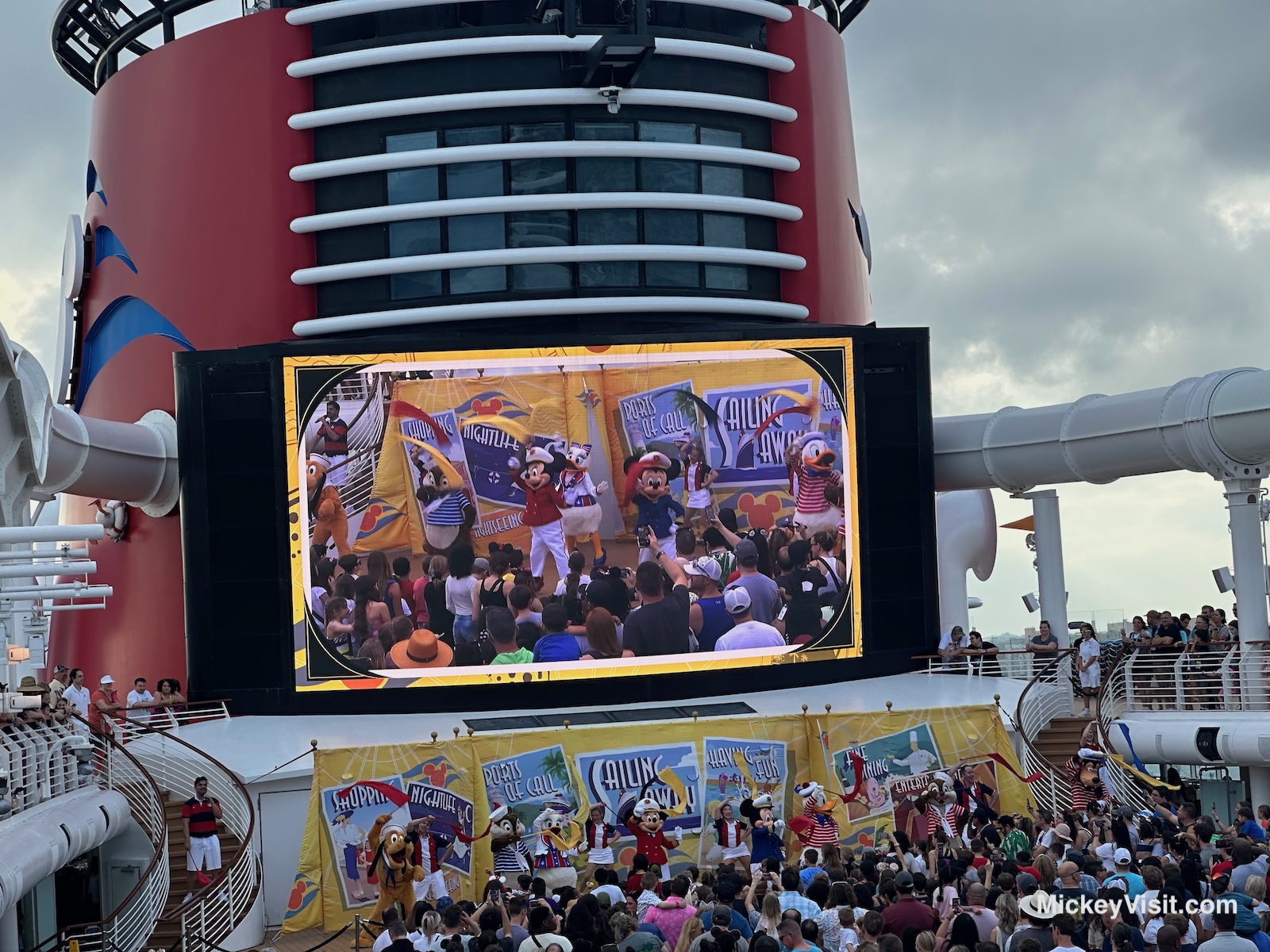 Disney Cruise sail away party