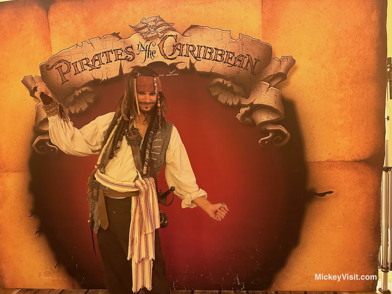 Jack Sparrow Disney Cruise priate nite