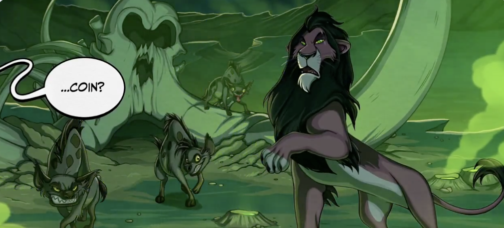 Artwork of Scar from Lion King