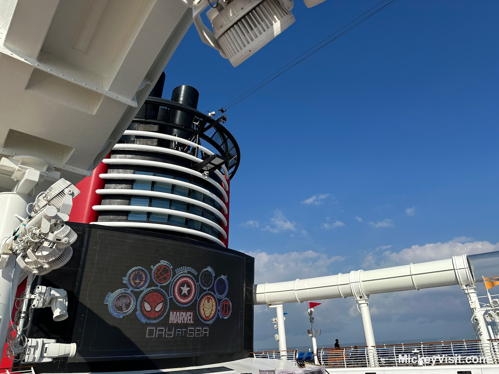 Ship deck on Disney Cruise