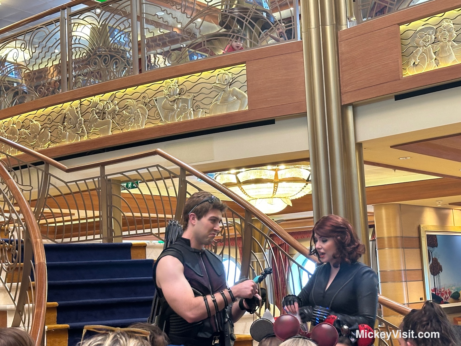 Hawkeye Black Widow on Disney Cruise