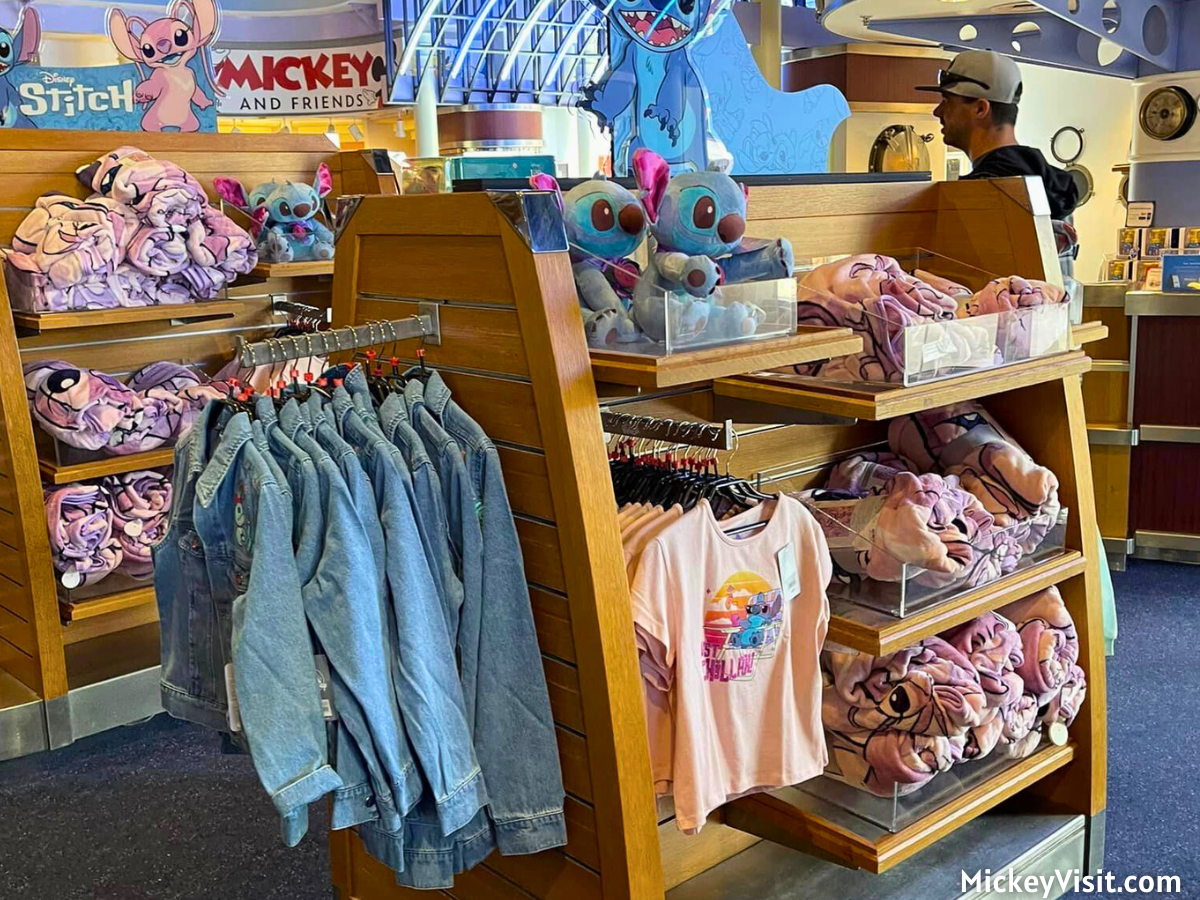 Disney Store Stitch and Angel merch