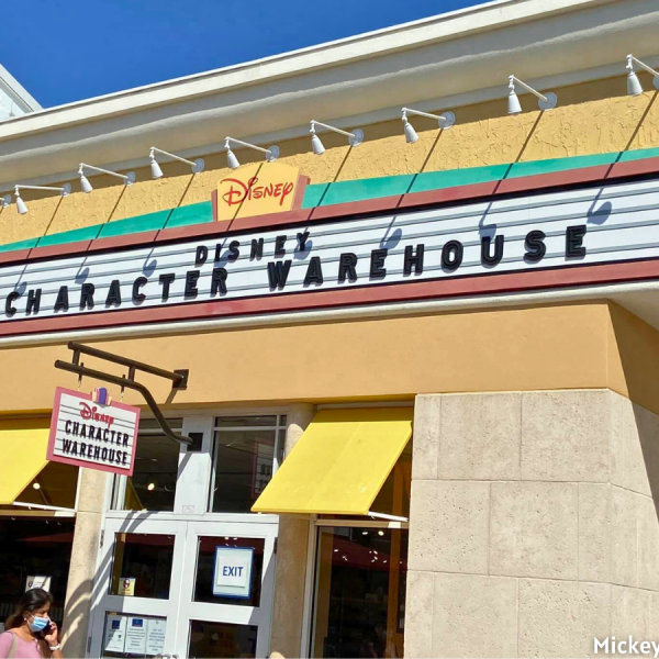 Disney Character Warehouse sign