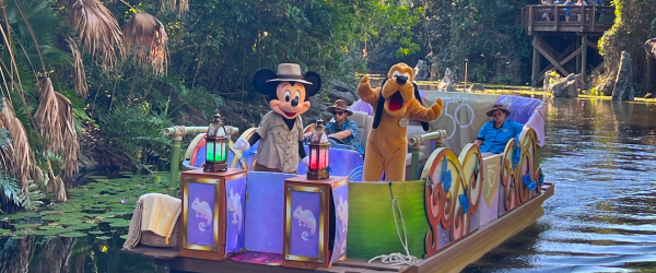 Mickey and Pluto Flotilla Animal Kingdom