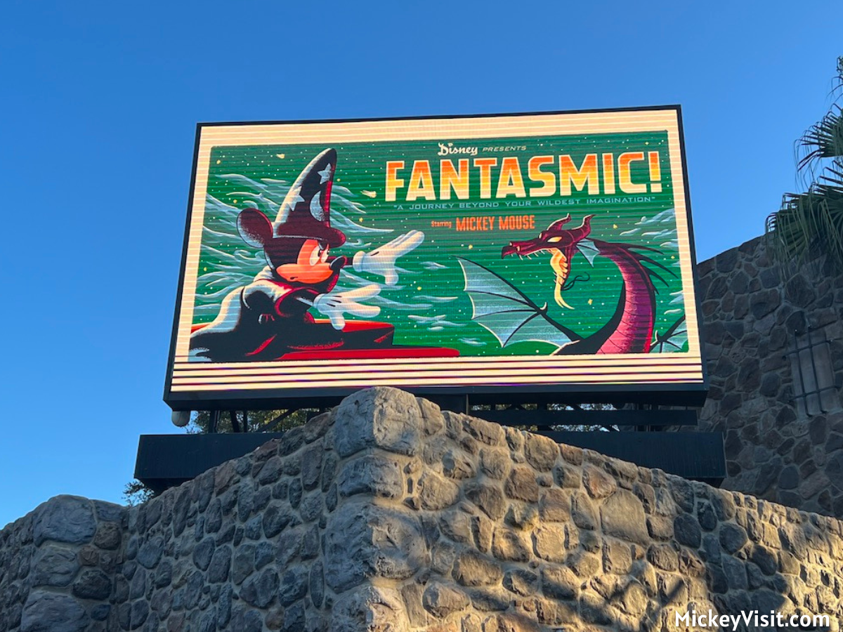 Fantasmic sign
Hollywood Studios