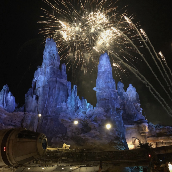 Galaxy's Edge fireworks
