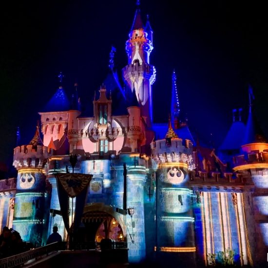 Star Wars Nite Disneyland castle