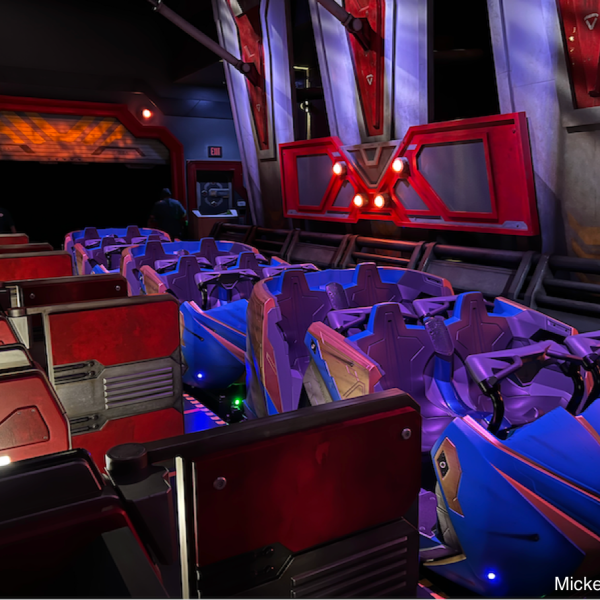 Cosmic Rewind Ride Vehicle