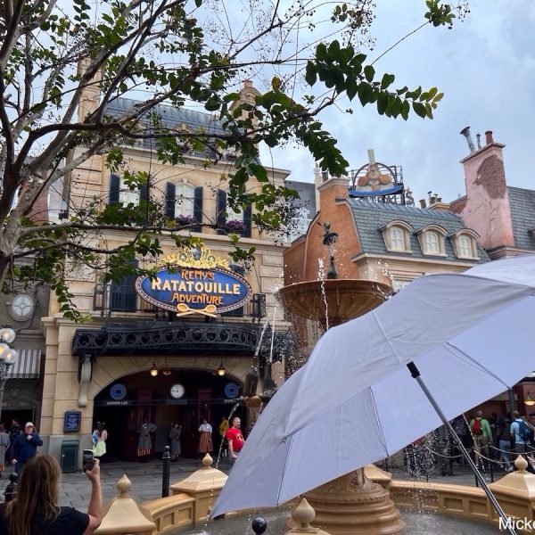 France Pavilion in the rain