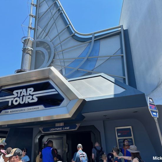 Star Tours sign Disneyland