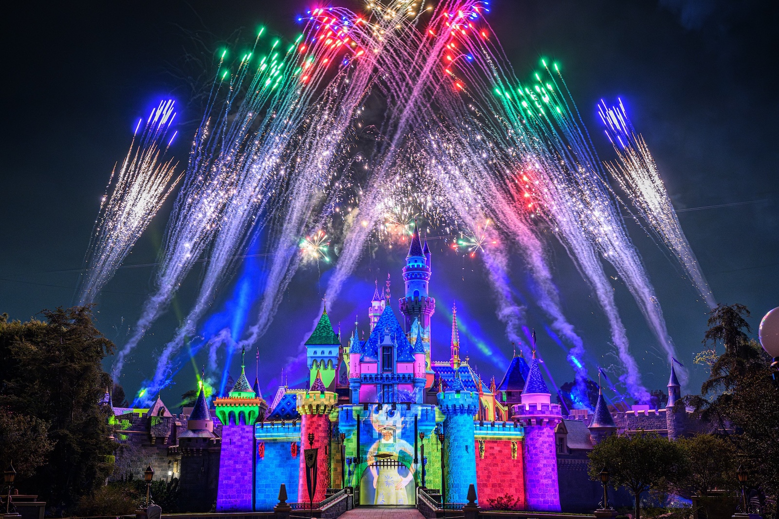 Pixar Fest Disneyland fireworks show
