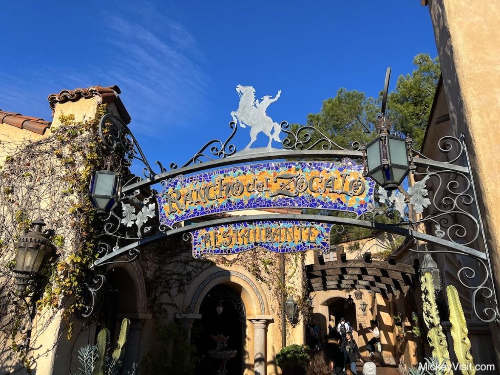 Rancho restaurant at disneyland