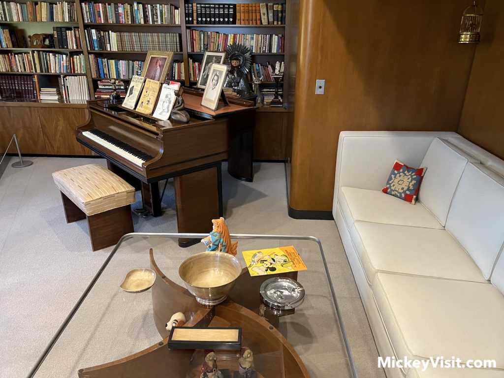 piano in walt's office