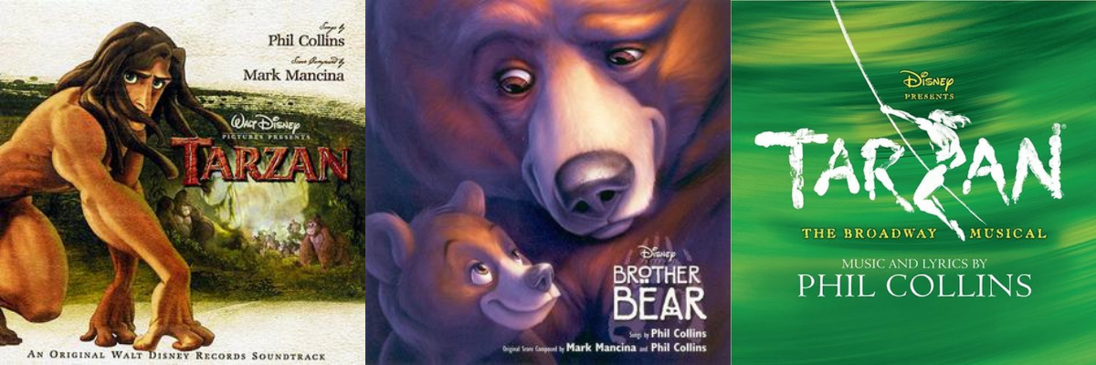 Tarzan, Brother Bear, and Tarzan: The Broadway Musical album artwork