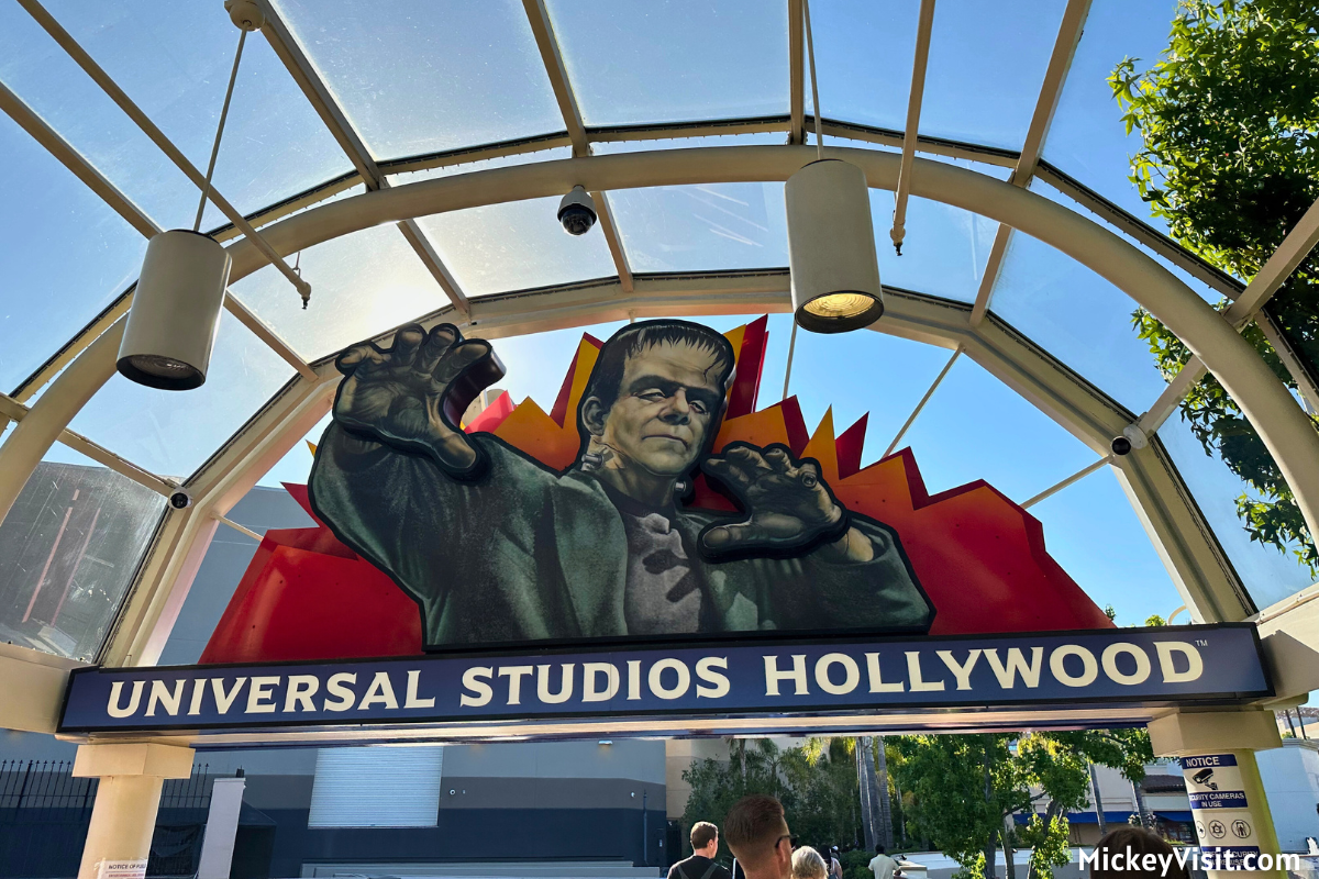 Universal Hollywood Frankenstein sign