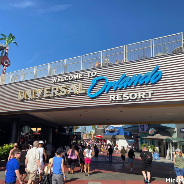 Universal Orlando CityWalk bridge