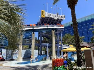disneyland hotel waterslides