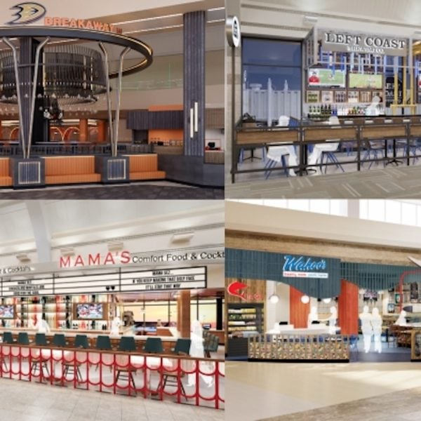 John Wayne Airport new foods concept art