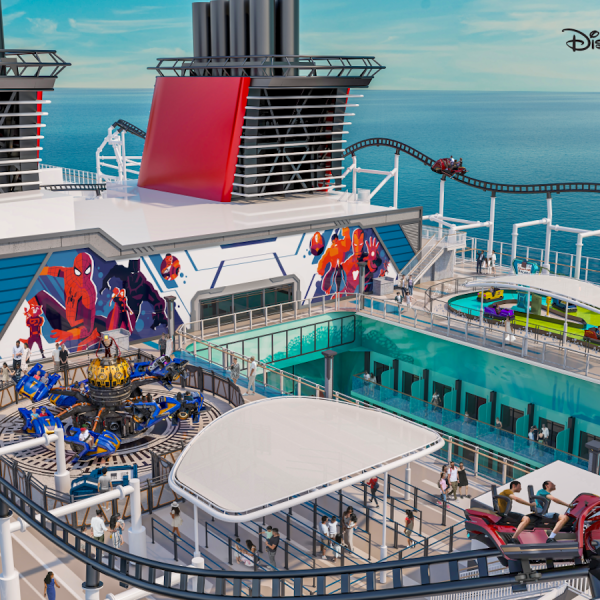 Disney Adventure Marvel Landing concept art