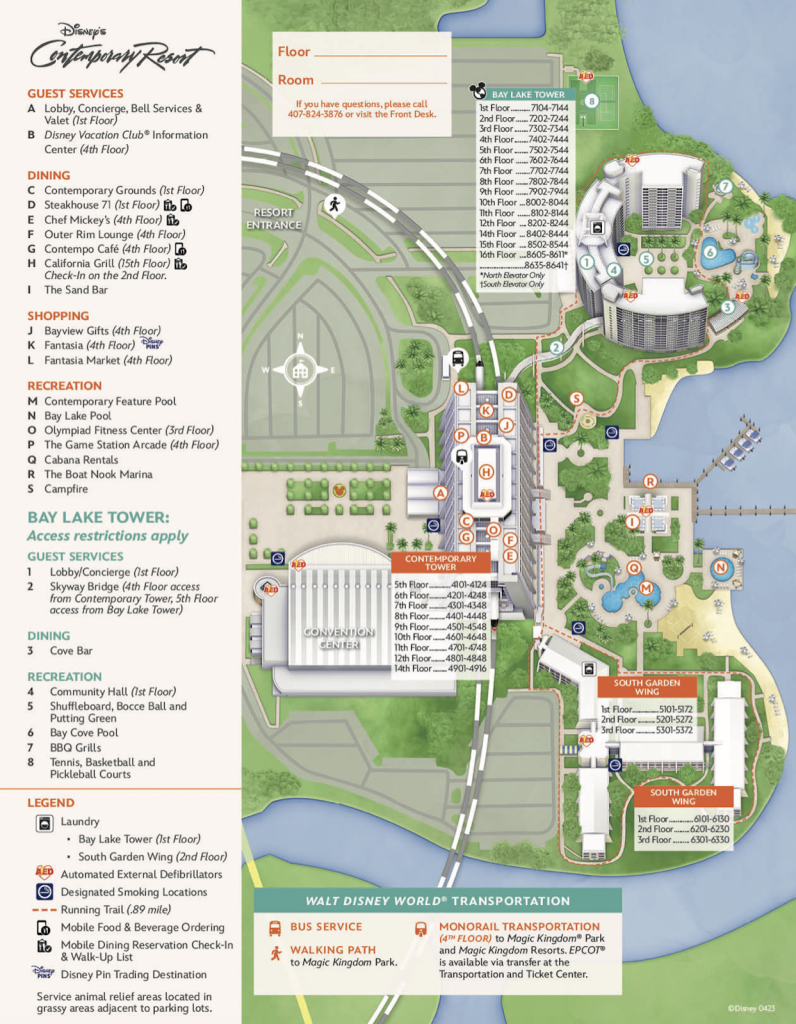 Disney World Resort Map Printable PDF Mickey Visit Disneys Resort Map 796x1024 