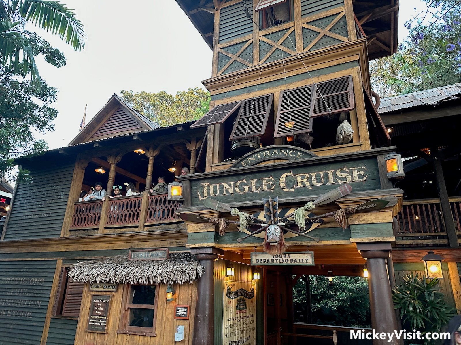 Jungle Cruise entrance at Disneyland