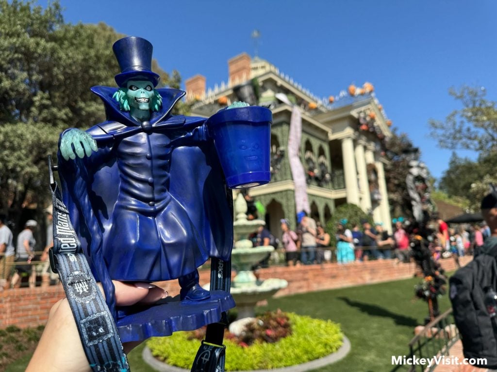 Hatbox Ghost popcorn bucket at Disneyland