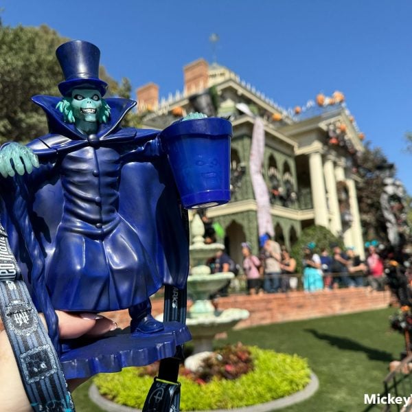 Hatbox Ghost popcorn bucket at Disneyland