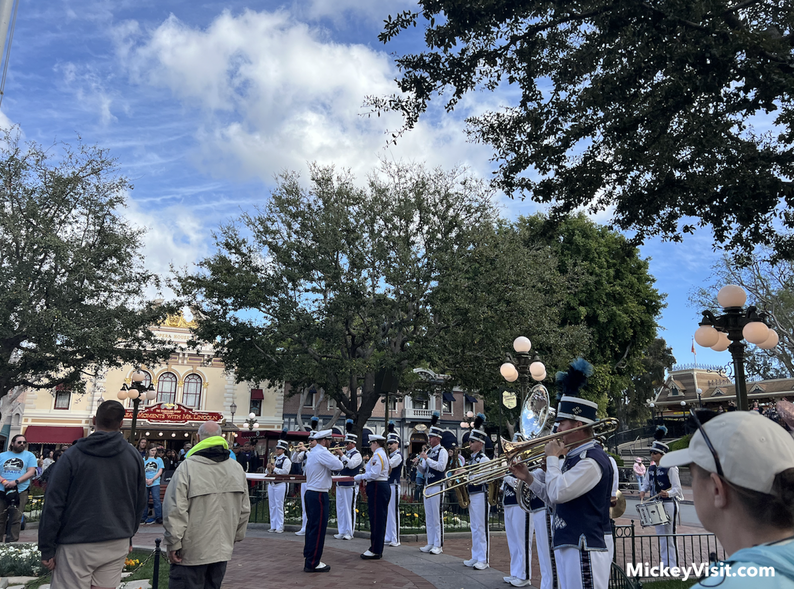 Disneyland Flag Retreat Ceremony