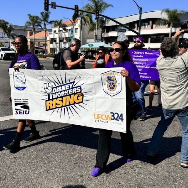 disneyland strike