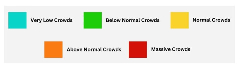 Disney World Crowd Calendar 2025-2026 (Updated Monthly!)