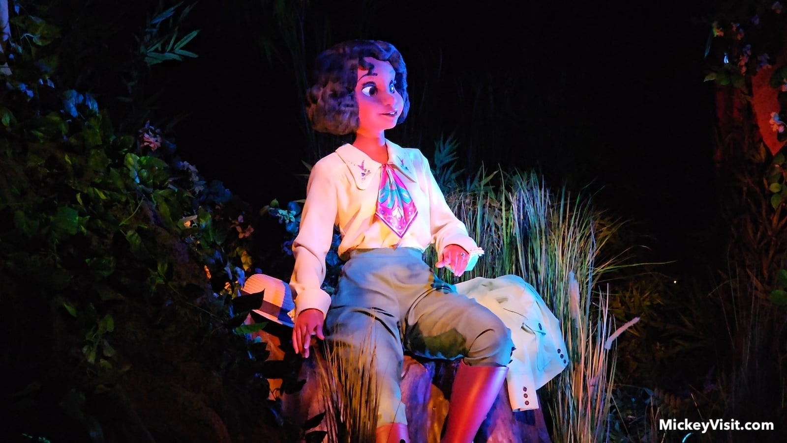 Tiana's Bayou Adventure animatronics