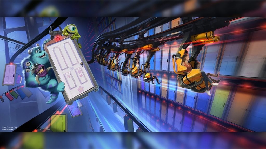 Monsters Inc. ride concept art