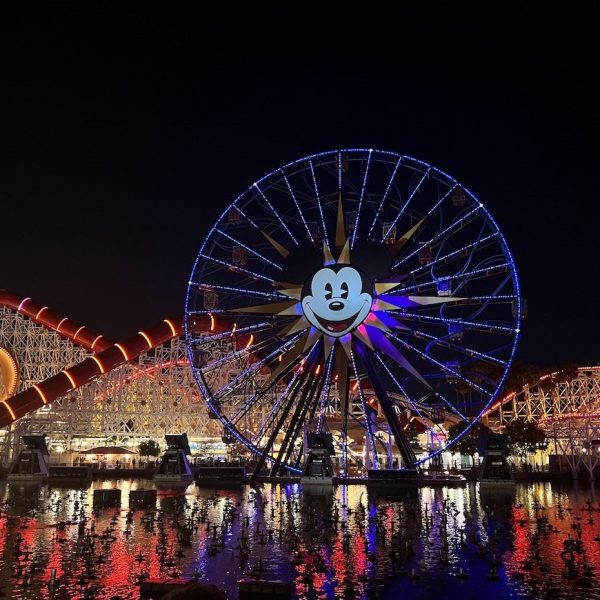 Pixar Pier at Night