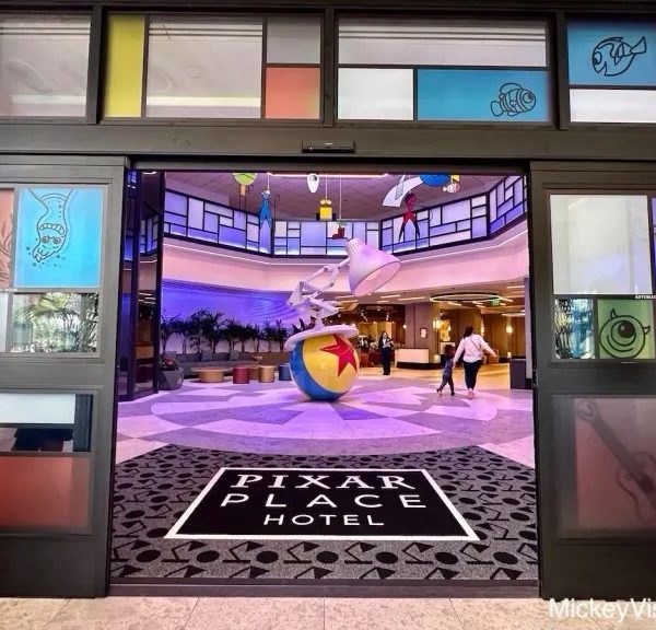Pixar Place Hotel Entrance